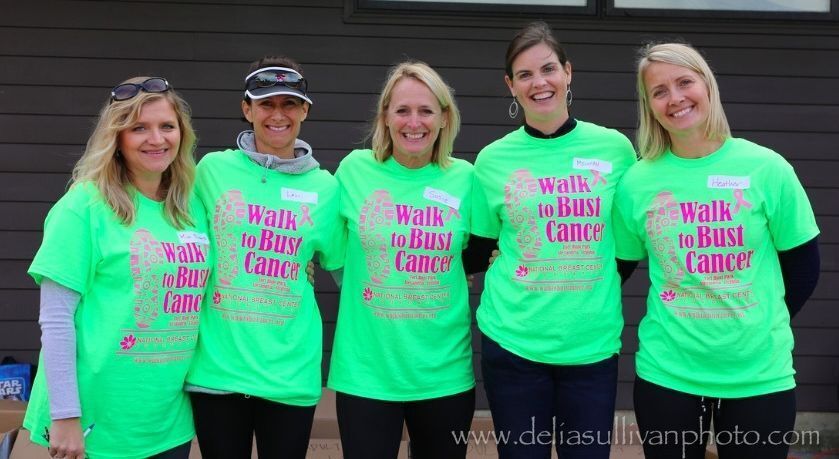 National Breast Center Foundation Volunteers at the Walk to Bust Cancer