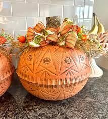 Example finished pumpkin craft