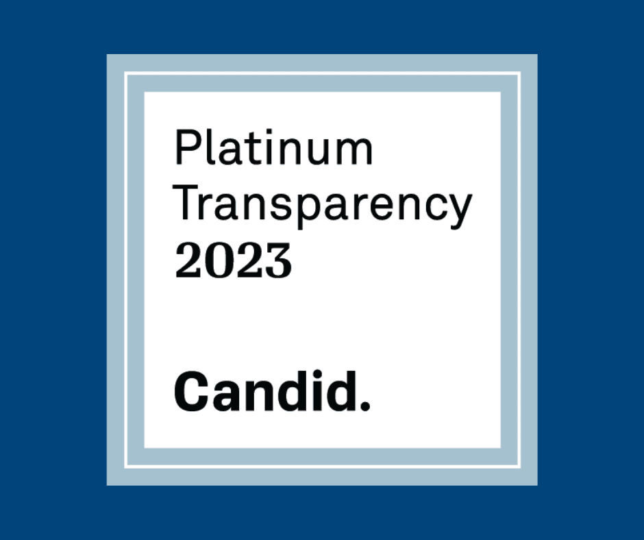 Candid Platinum Seal of Transparency on GuideStar!