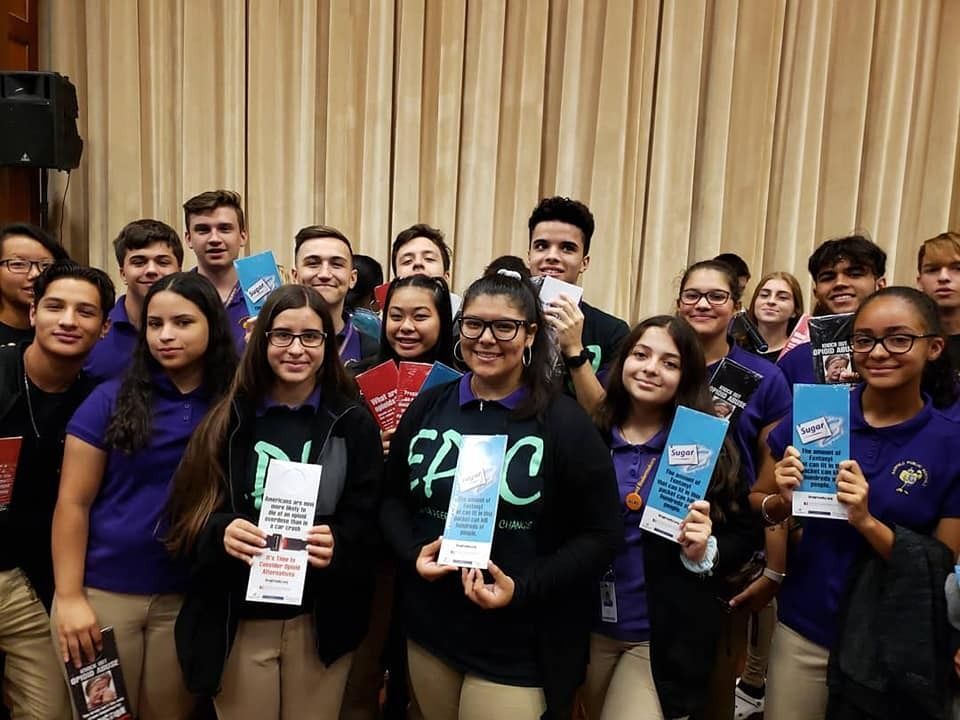 Group of Students in EPIC youth peer leadership group