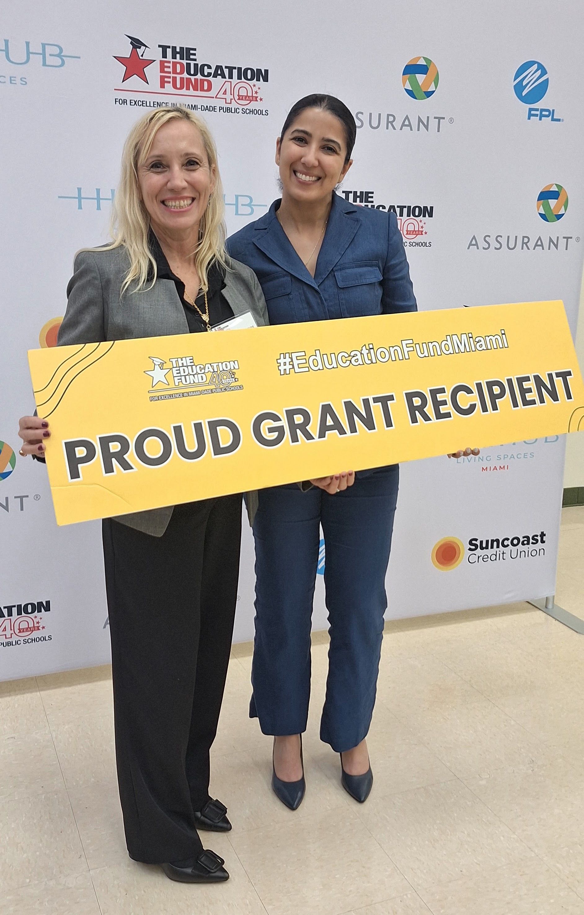 Dr. Novak with principal