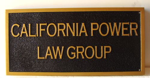 A10218 - Sandblasted HDU Law Group Sign