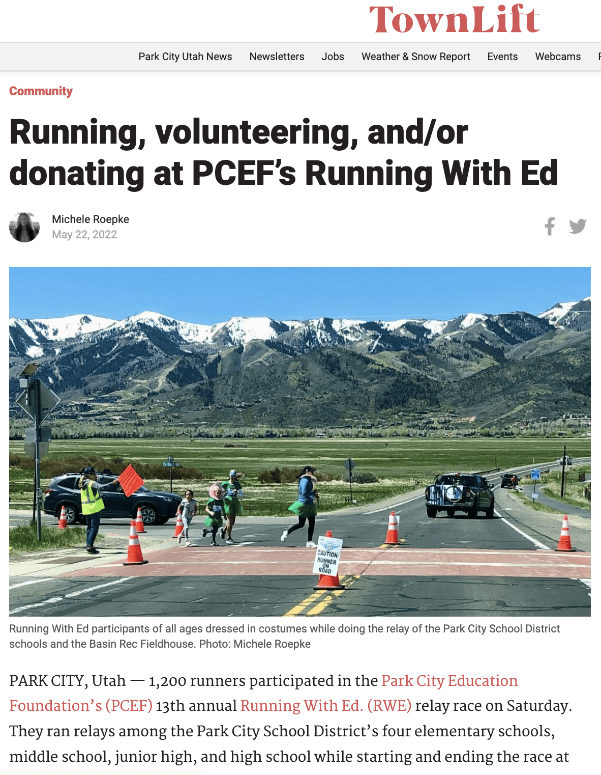 Running, Volunteering, and/or Donating at PCEF’s Running With Ed