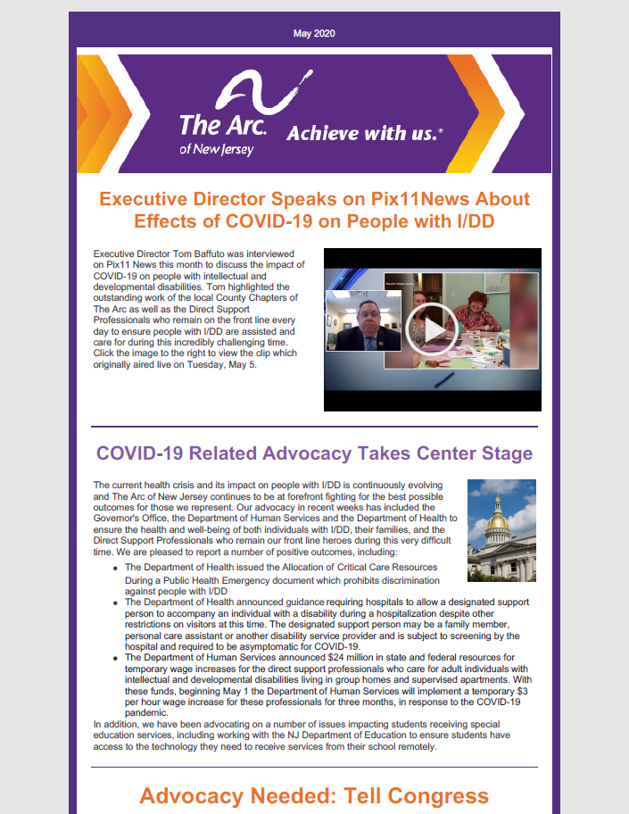 May E-News 2020