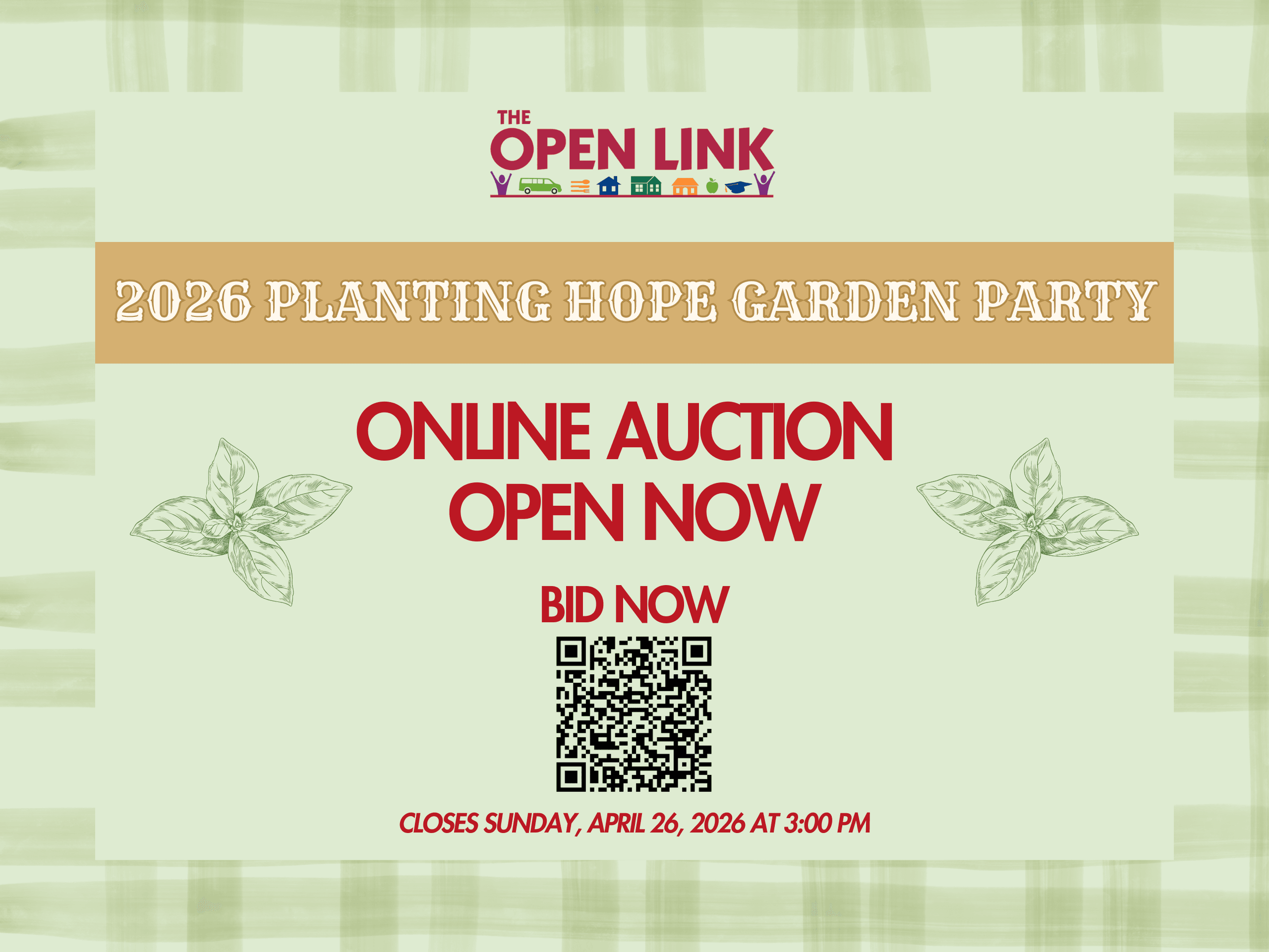Our 2026 Planting Hope Garden Party Online Auction Is Live. Bid Now!