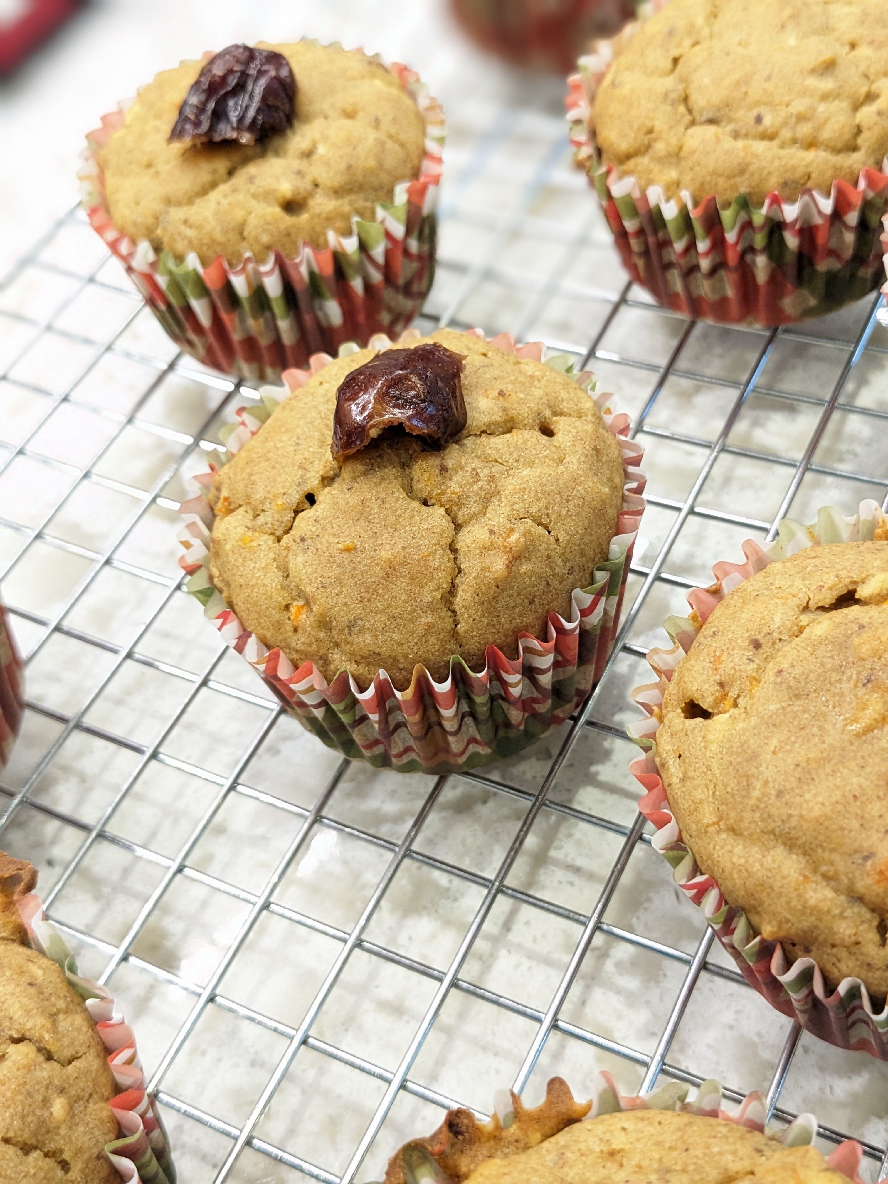 Gluten-Free Date & Carrot Muffins