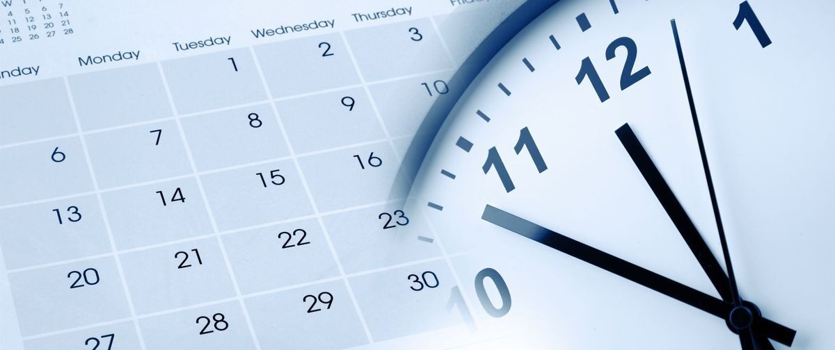 calendar clock deadline