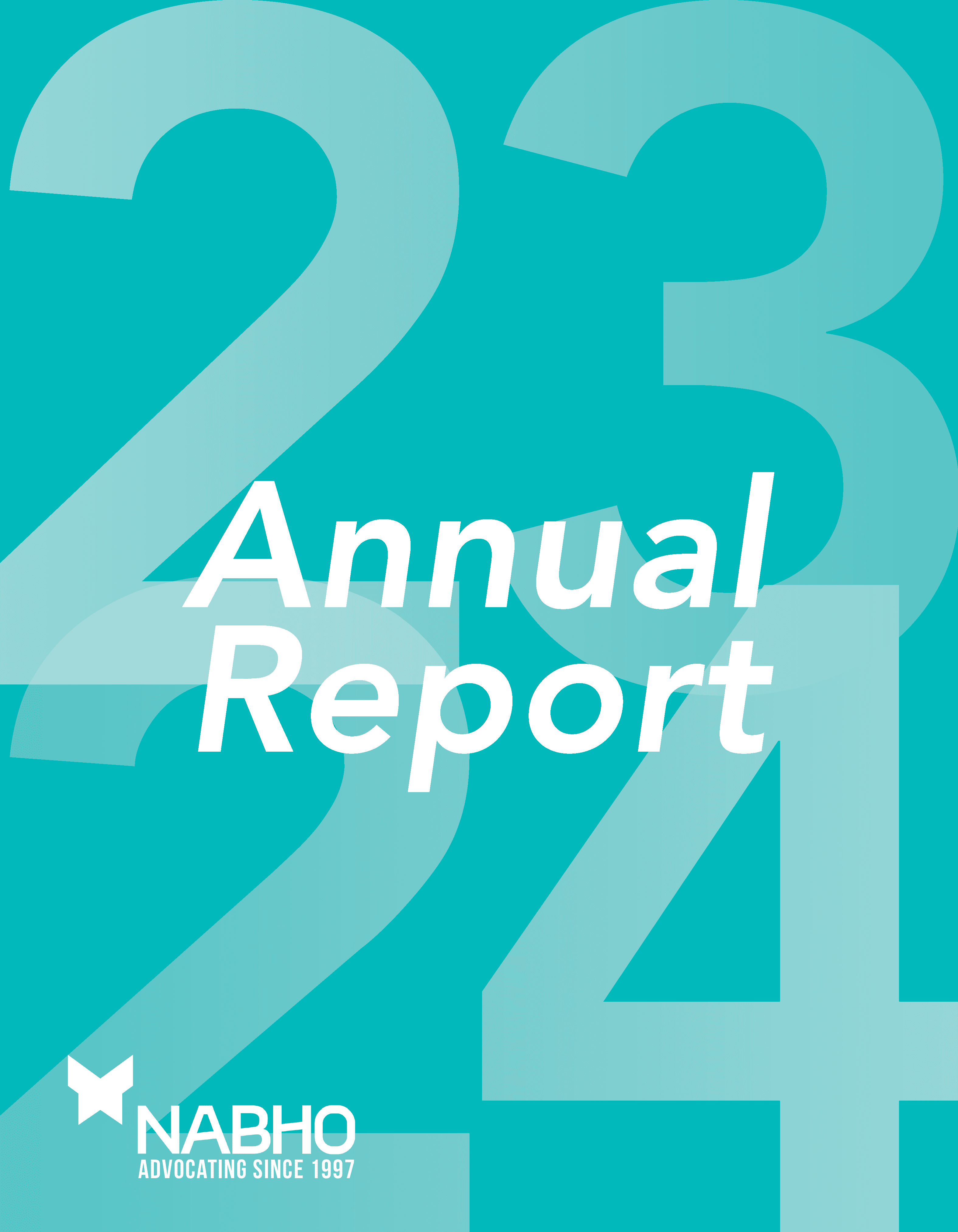 An image of the cover of the NABHO 2023-2024 Annual Report