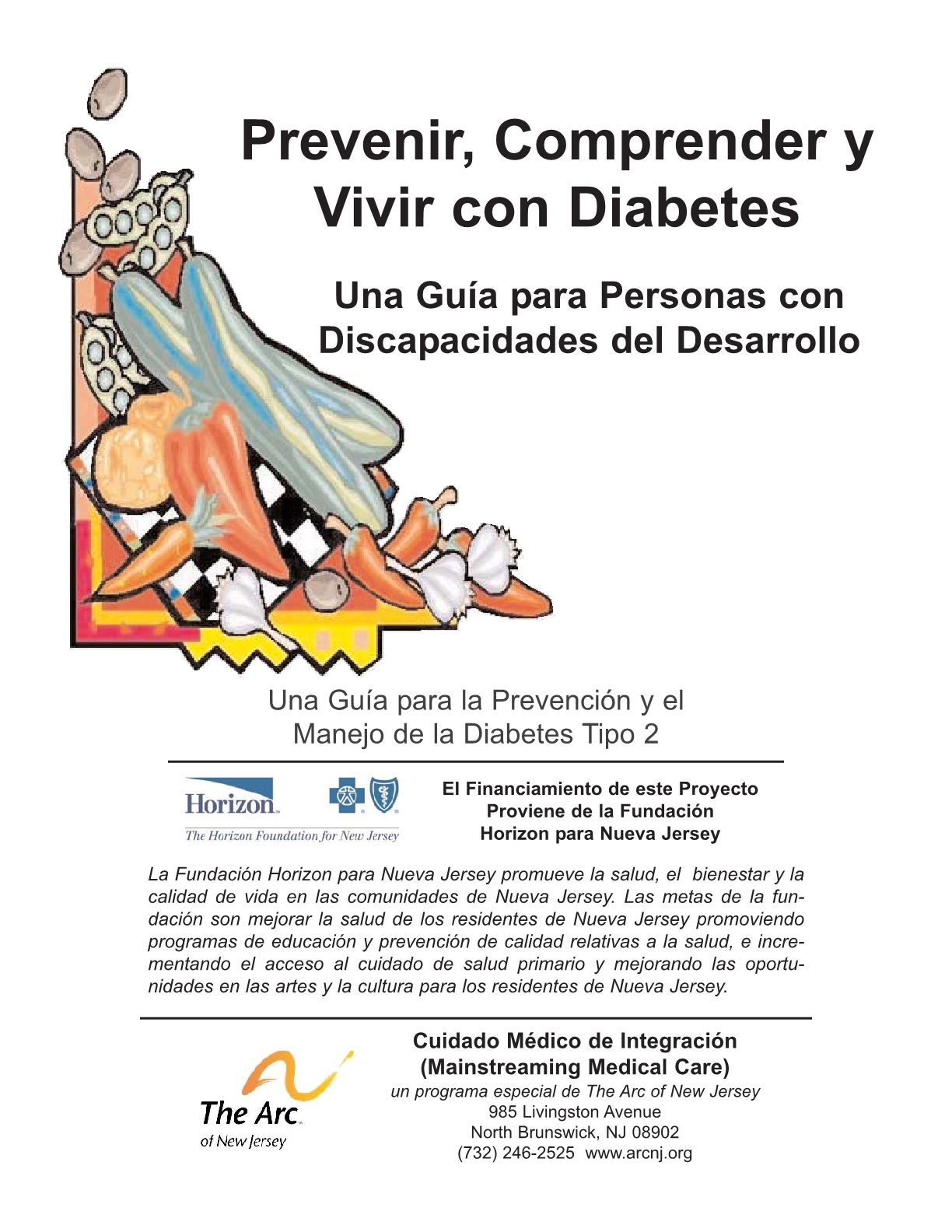 Prevent, Understand, and Live with Diabetes_A Guide for Individuals with Developmental Disabilities - Spanish