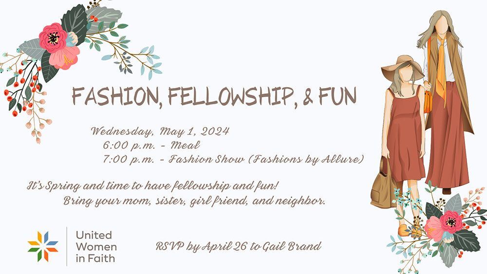 Featured Upcoming Event - Fashion, Fellowship, & Fun