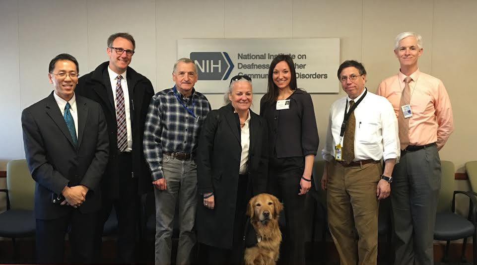 Group photo at the National Institute on Deafness and Other Communication Disorders