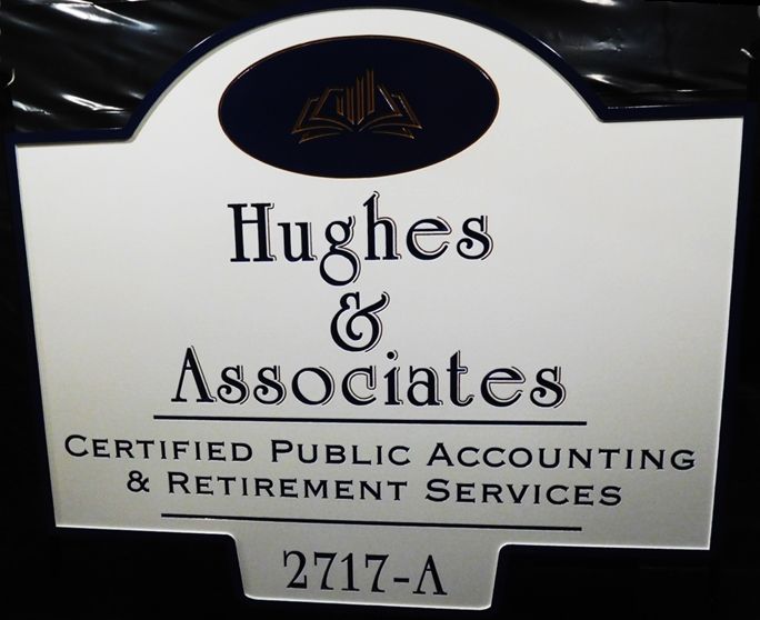 C12089 -  Engraved HDU Sign for CPA with Retirement  Services