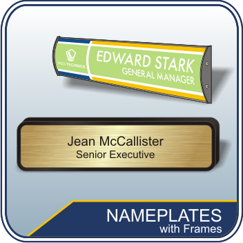 Changeable Name Plates for Your Home Office