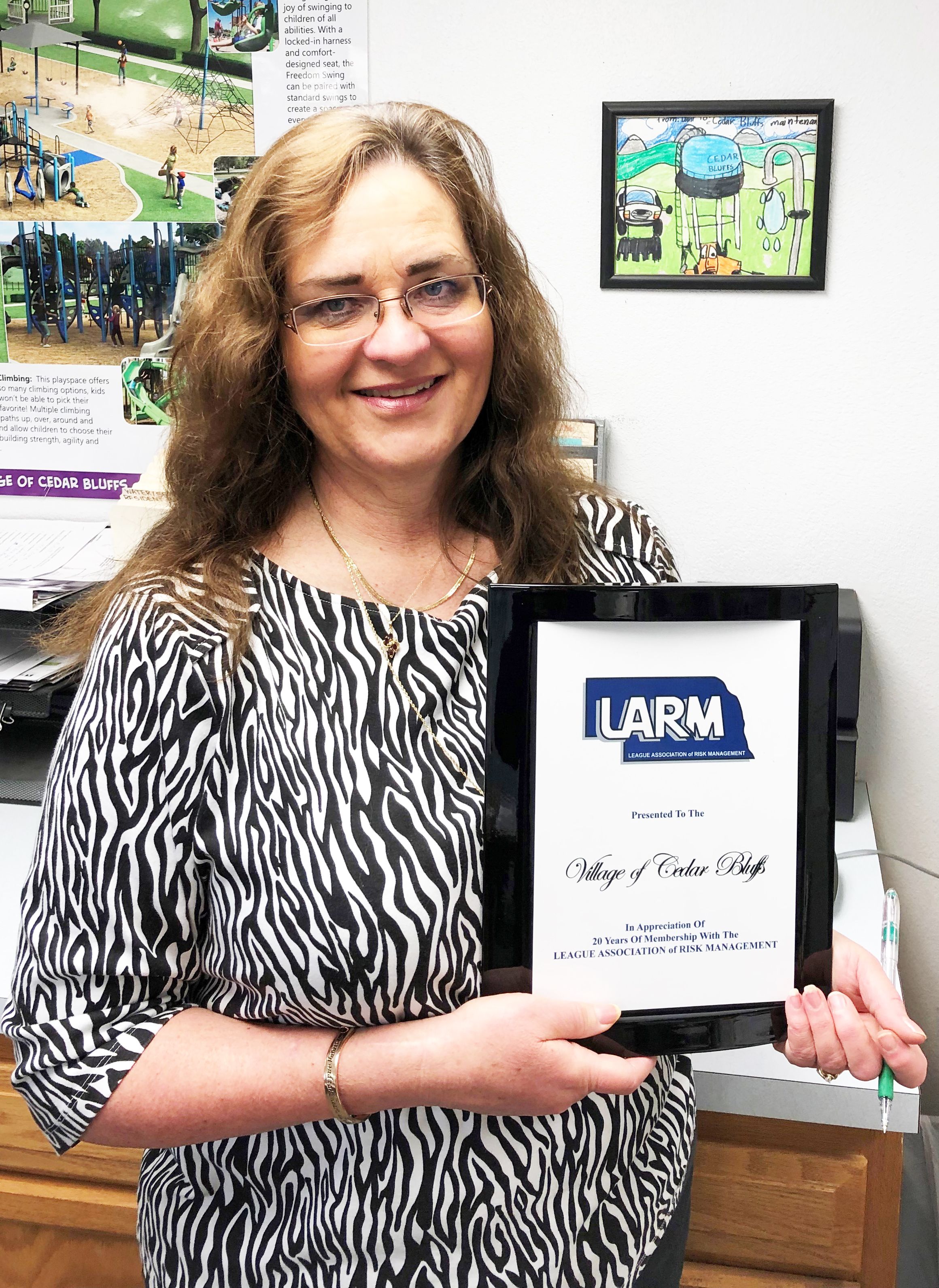 Congratulations to Cedar Bluffs, 20 year LARM member!