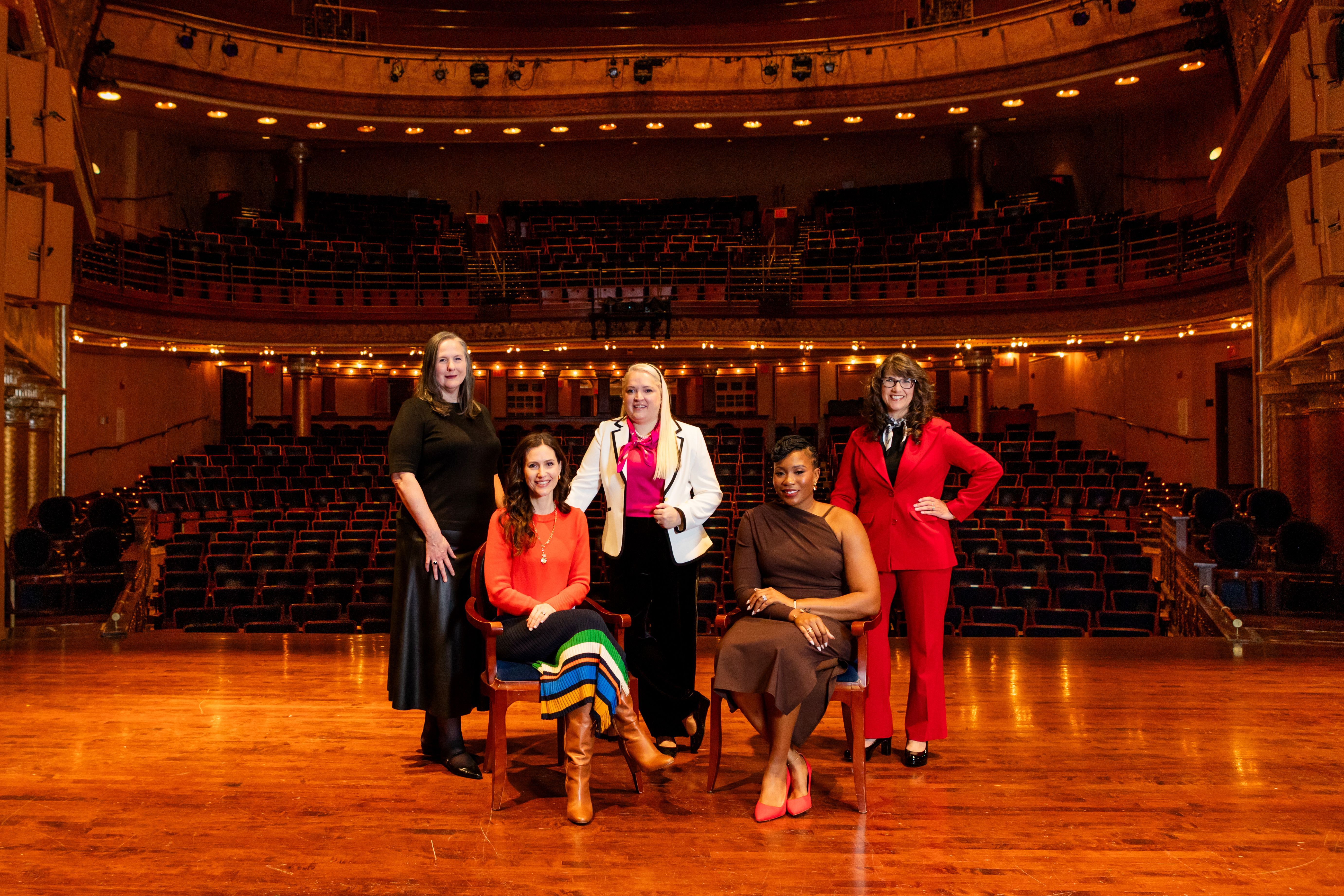 Home for Families President & CEO Beth Fetzer-Rice, YWCA Columbus President and CEO Elizabeth Brown, Opera Columbus General Director & CEO Julia Noulin-Mérat, Dress for Success Columbus Executive Director Habiba Bankston, Festa Executive Director Kim Emch