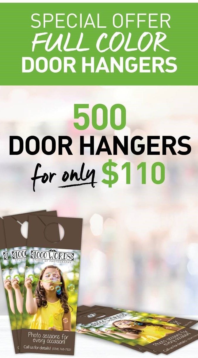 door hanger printing near me on Custom Door Hangers Print Door Hangers Custom Digital Printing Longview Wa