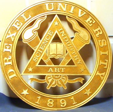 Y34304 - Drexel University Large Gold-Leafed Seal 