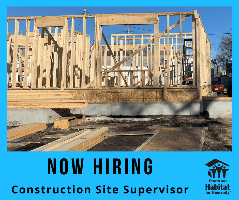 Hiring - Construction Site Supervisor