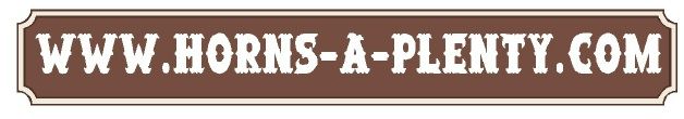 O24964 - Design of HDU or Wood Sign for "Horns-A-Plenty.Com" Ranch 