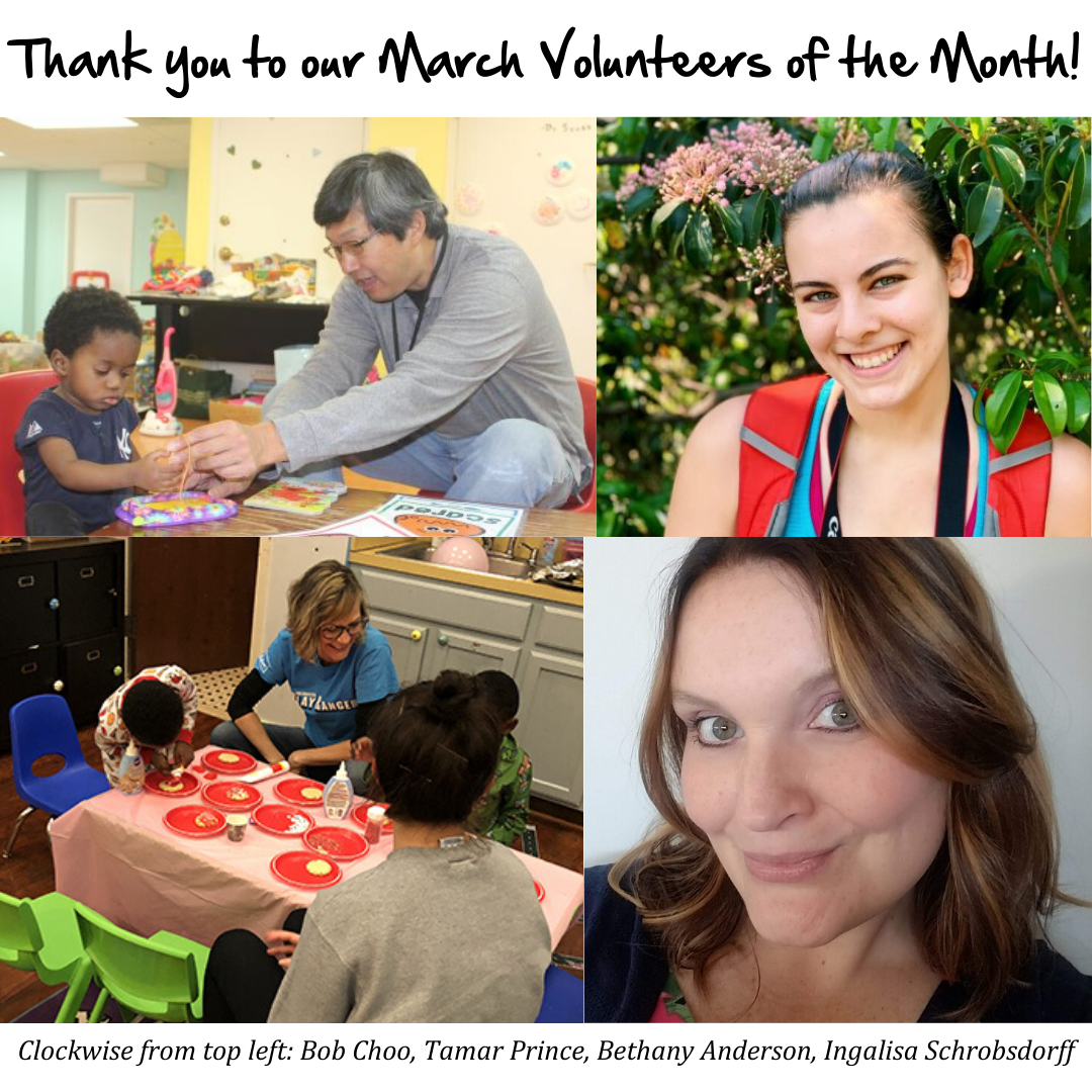 Meet All of Our March Volunteers of the Month