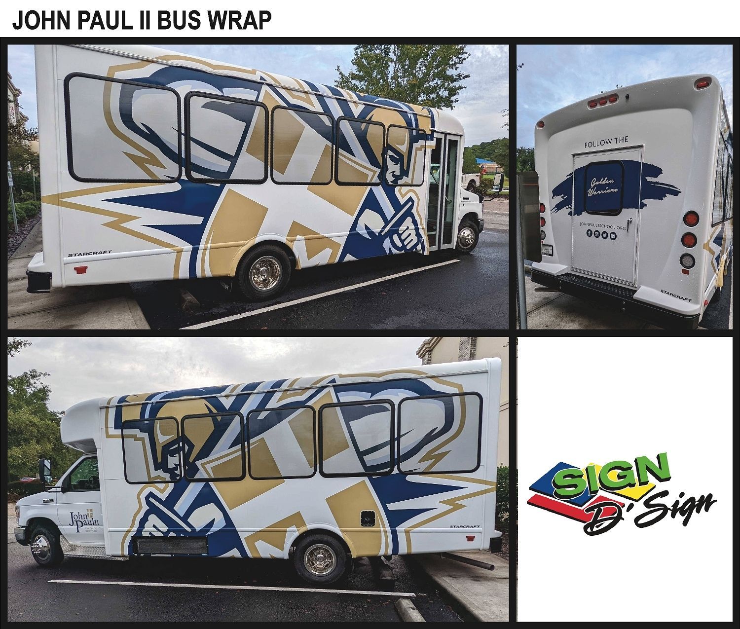 JOHN PAUL II BUS WRAP