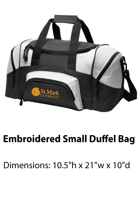 Embroidered - Duffel Bag - Small