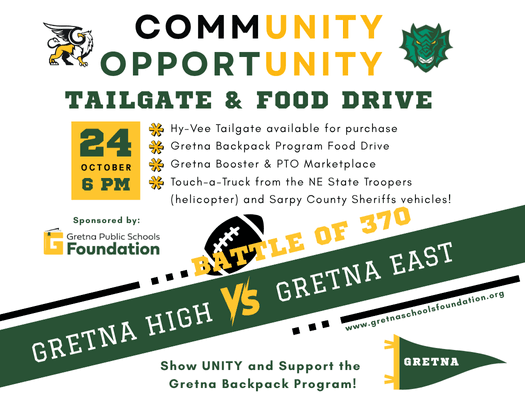 Community Opportunity Tailgate and Food Drive