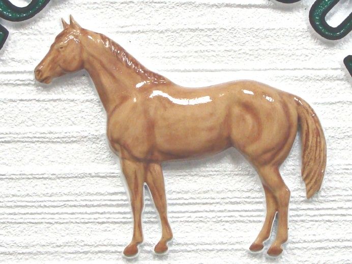 M5452 - 3D Carved Quarterhorse Applique