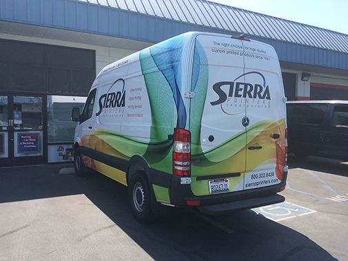 Van Wrap: Sierra Printers, Bakersfield