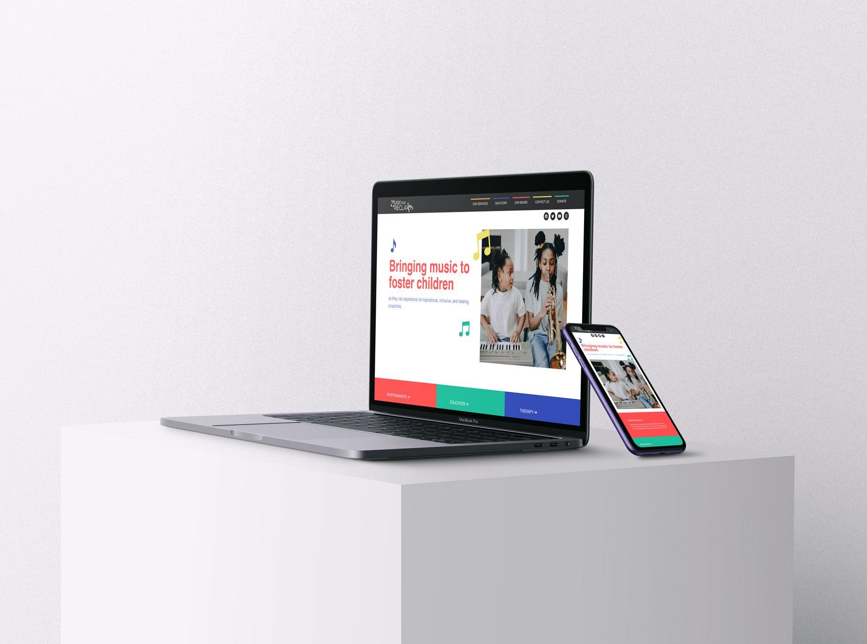 Music that Reclaims Website Image