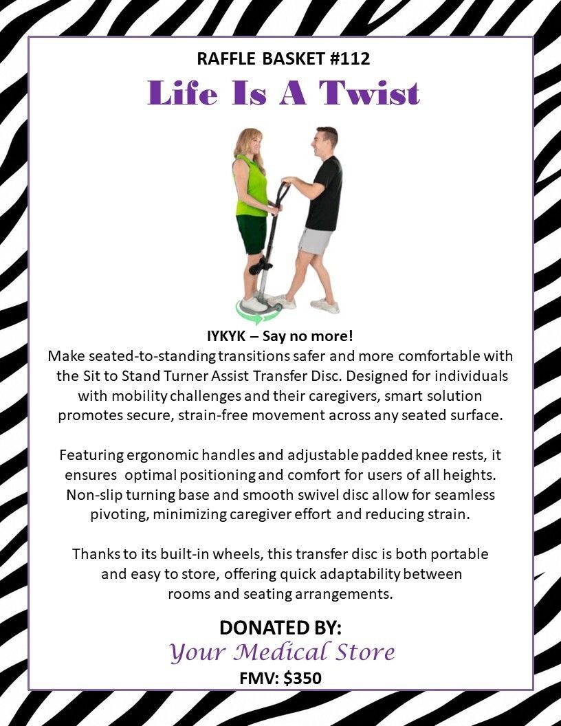 BASKET 112 -- LIFE IS A TWIST. 
