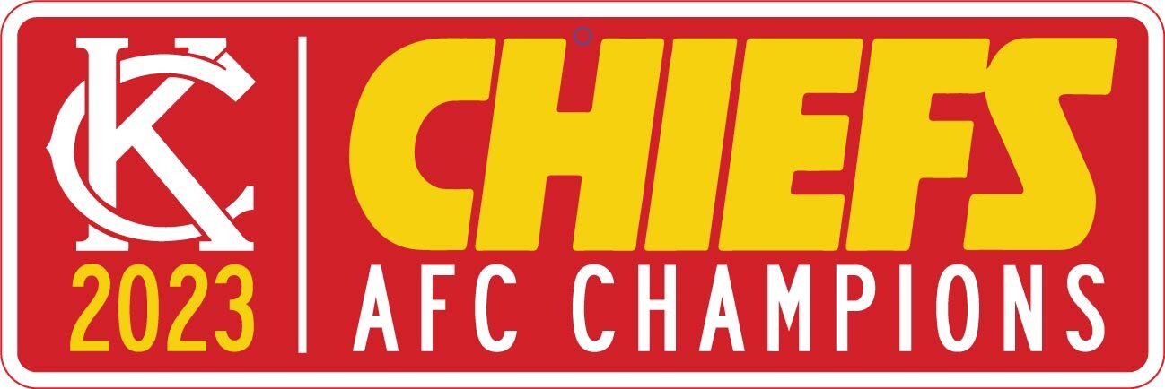 6"x23" KC Chiefs AFC Champions Blvd