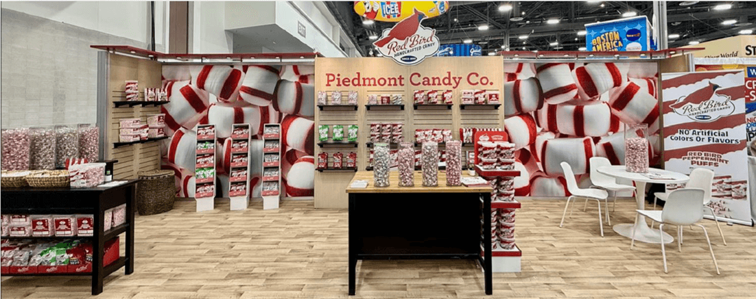 Trade show booth display graphics