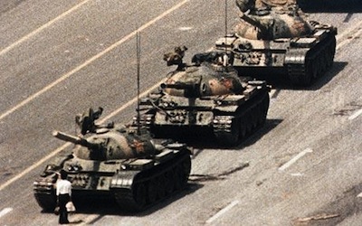 1989: Chinese troops crushed protestors in Tianamen Square.