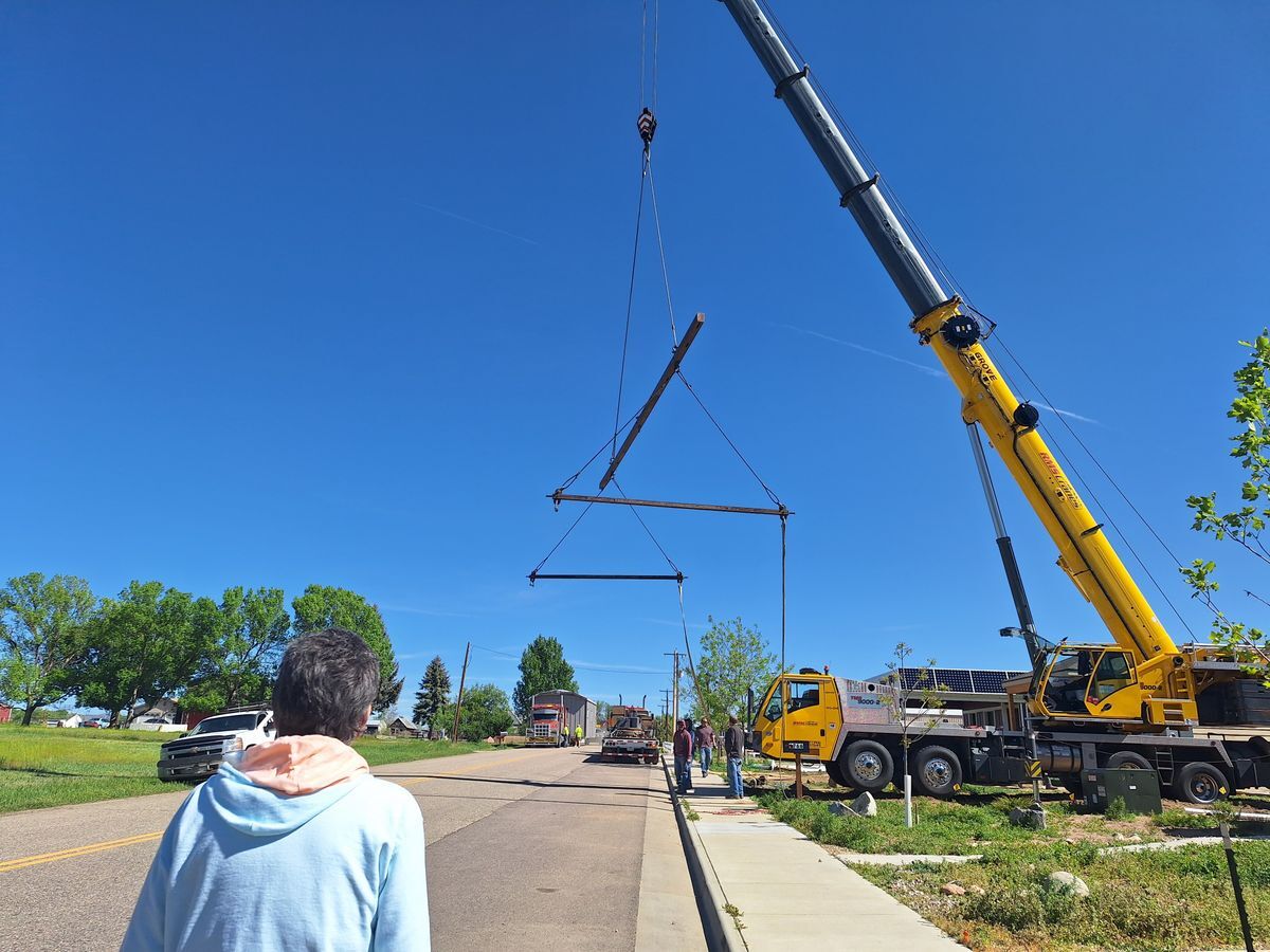 Craning Trilby's Home