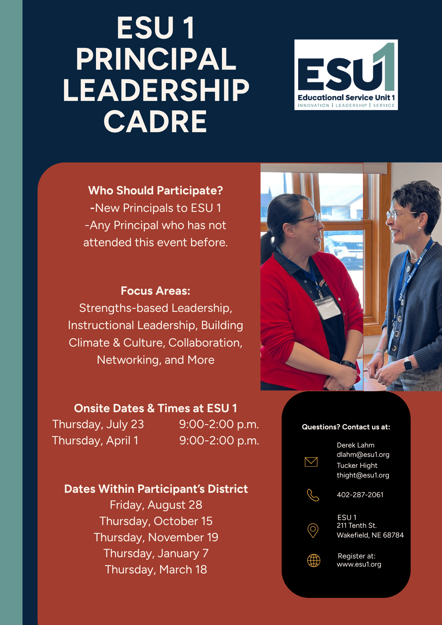Leadership Cadre Flyer