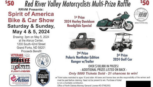 Red River Valley Motorcyclists Raffle