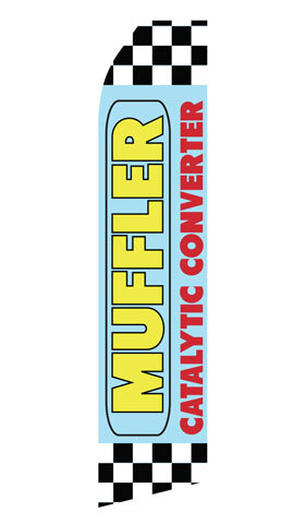 Muffler Catalytic Converter Flag