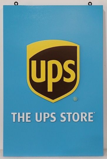 SA28529A - Carved and Sandblasted HDU Sign for "The UPS Store" with UPS Logo
