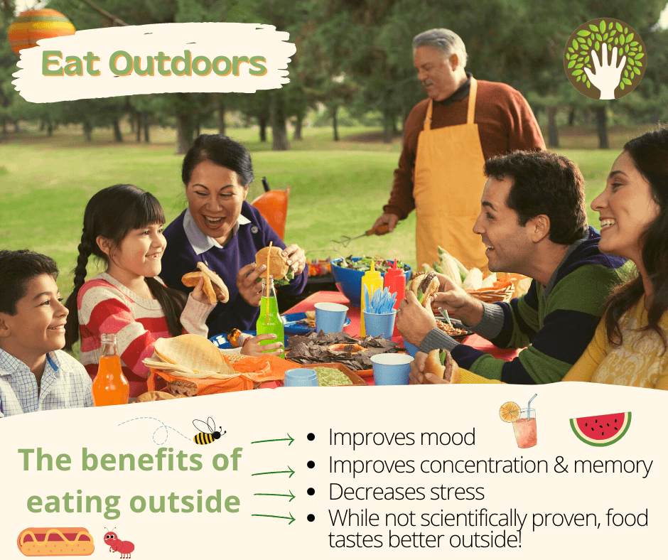 Why you should eat outdoors