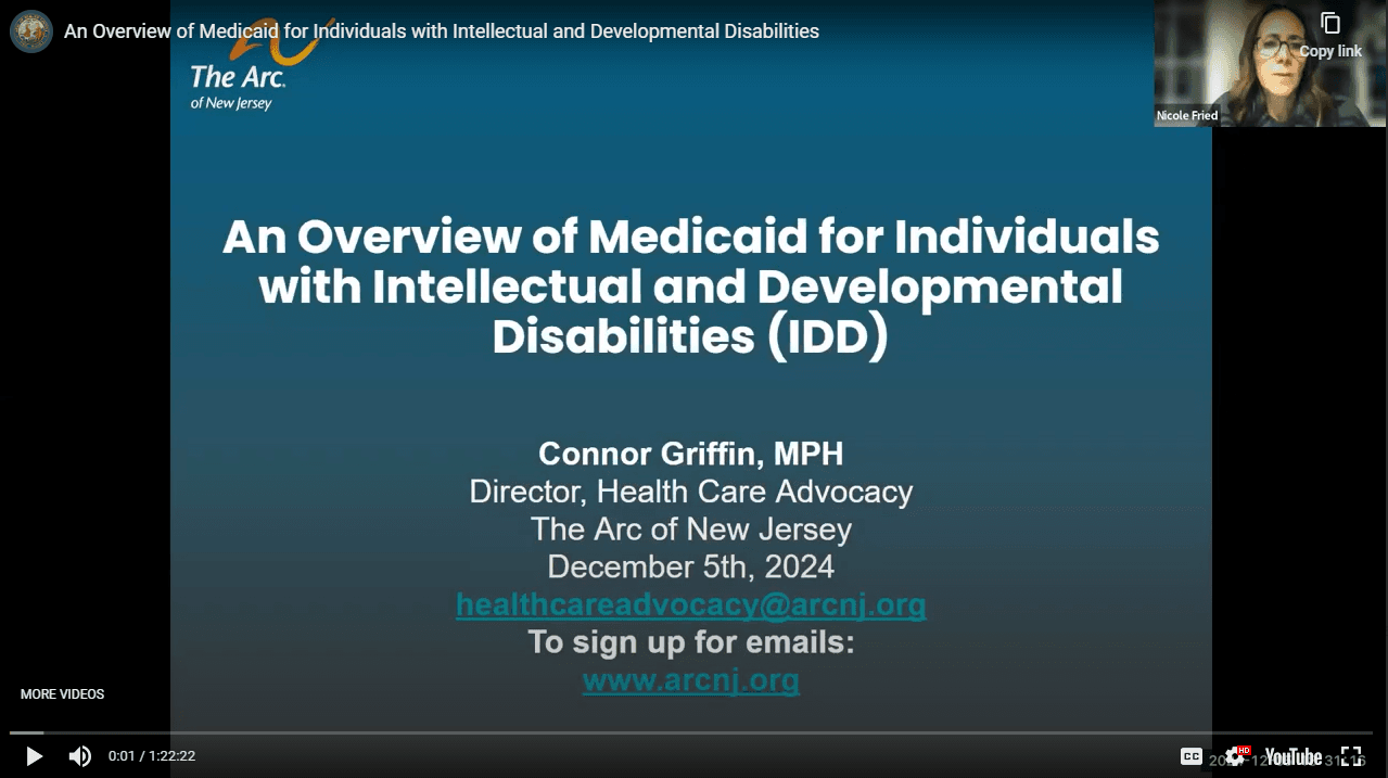 12/5/24 An Overview of Medicaid for Individuals with Intellectual and Developmental Disabilities (IDD)