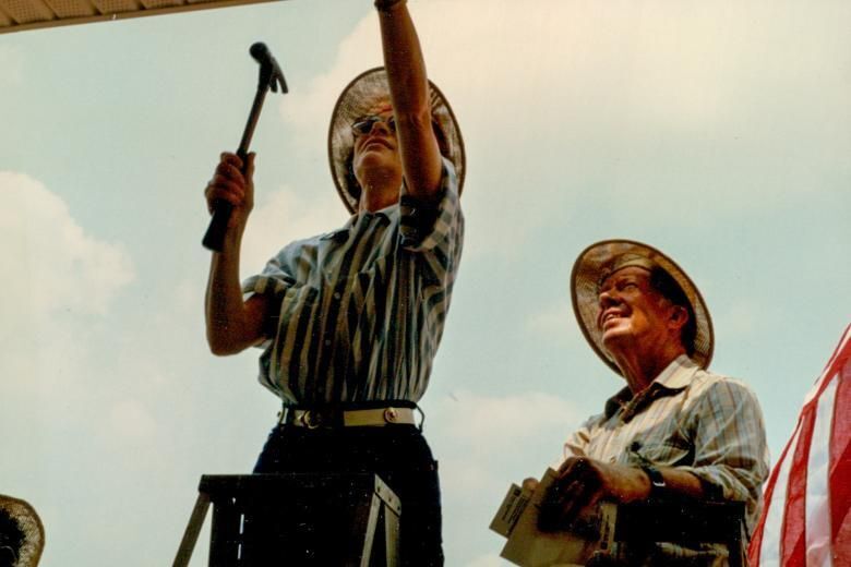 Rosalyn Carter with President Jimmy Carter