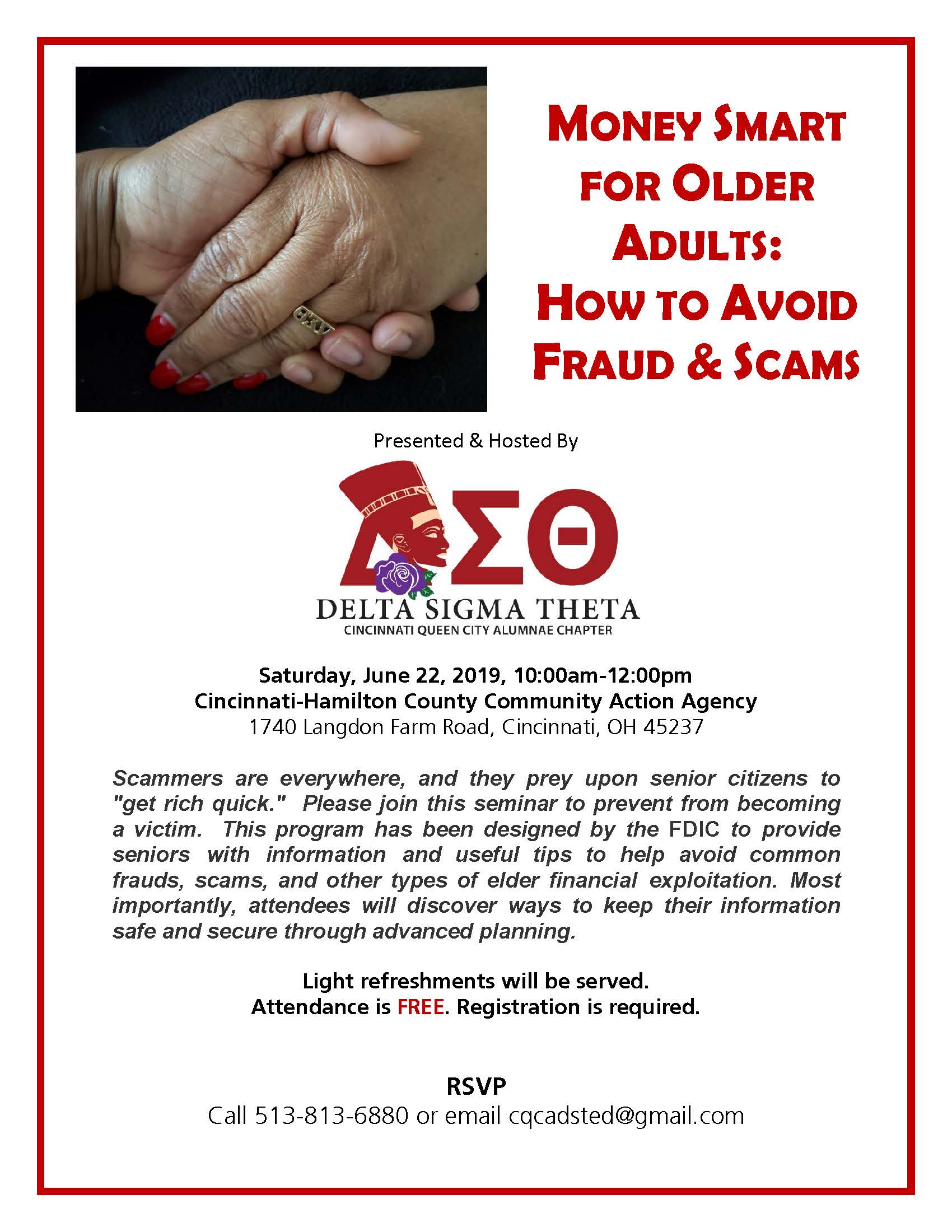 Money Smart for Older Adults: How to Avoid Fraud & Scams