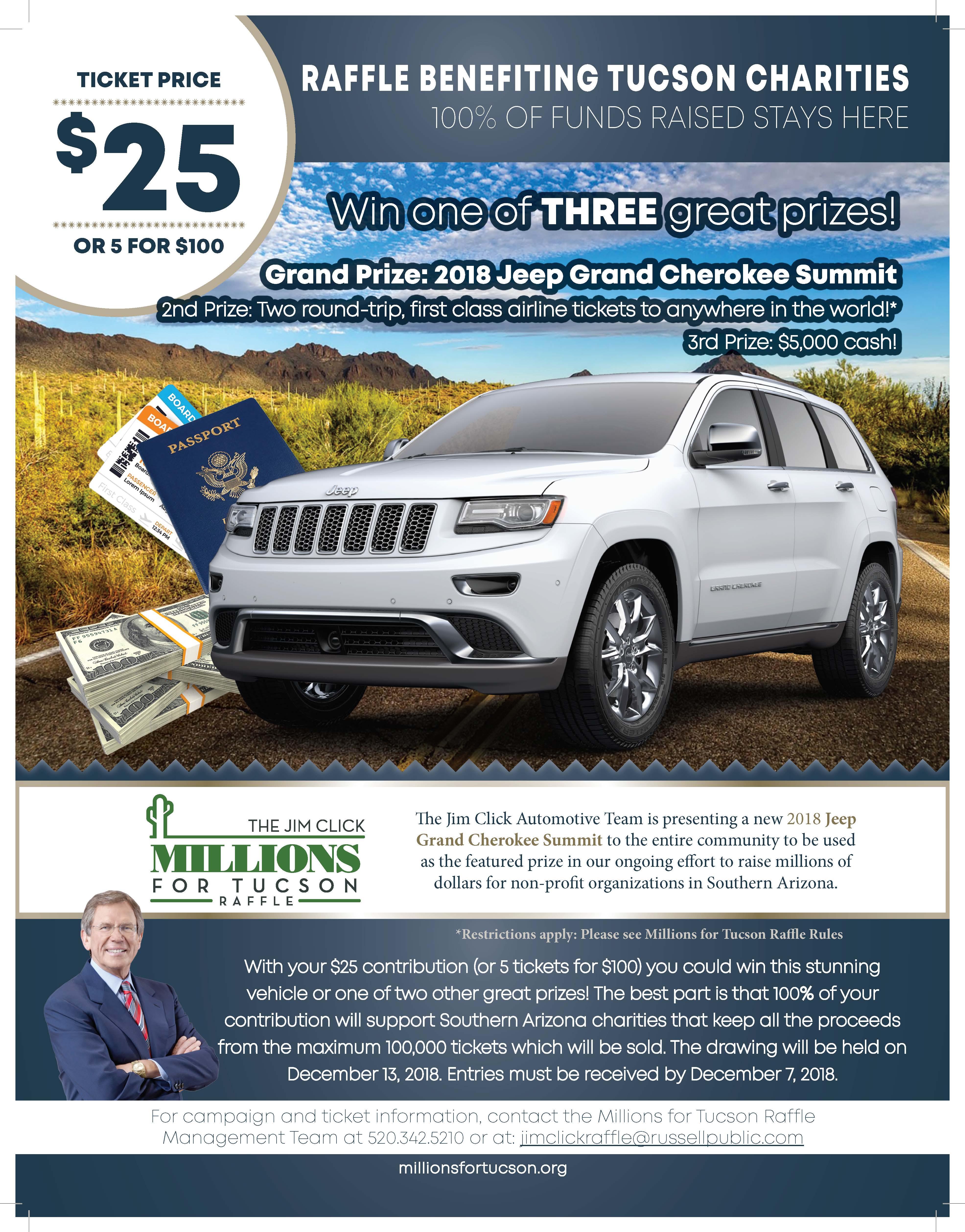 Jim Click's Millions for Tucson Raffle
