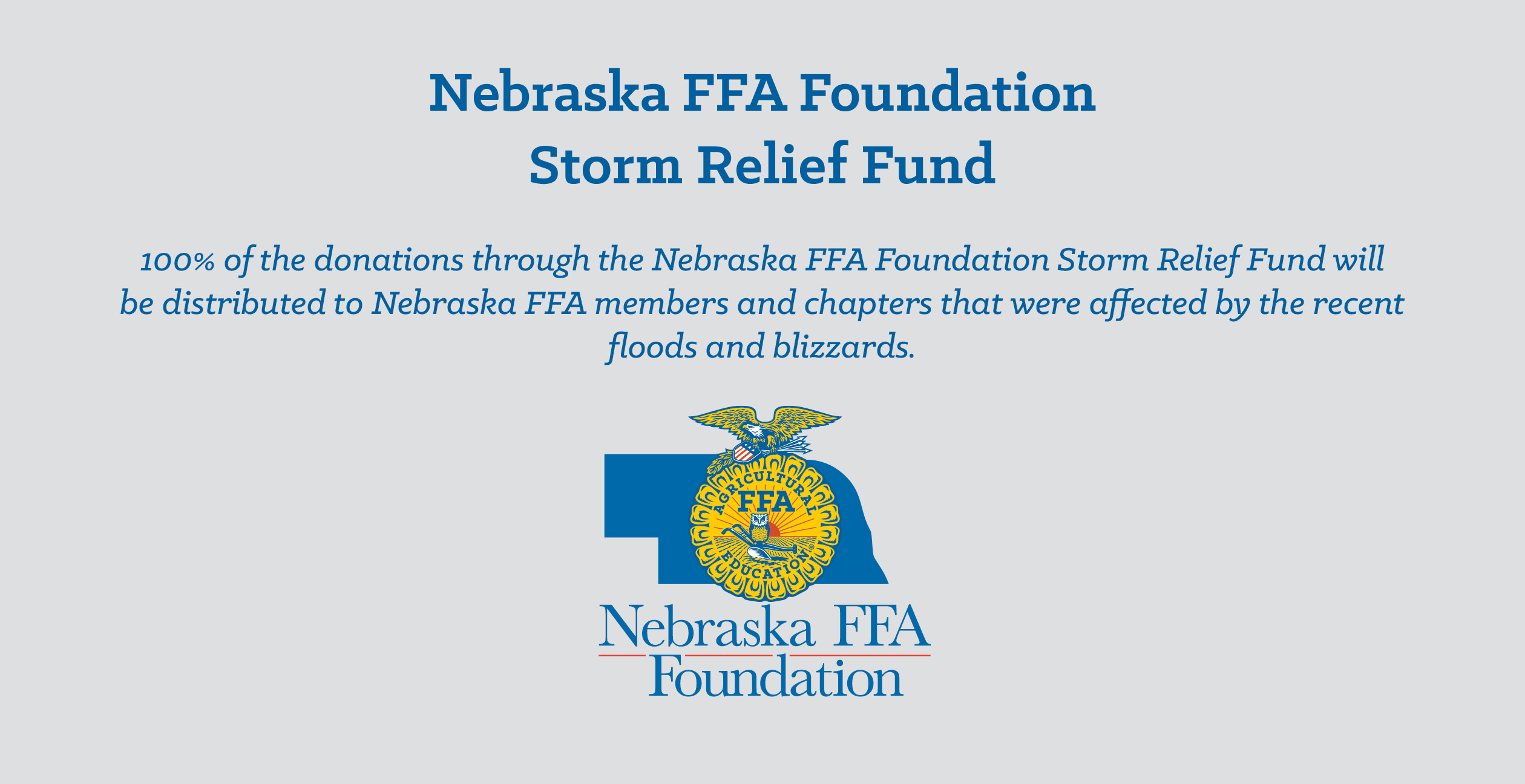 Hayes Center FFA Raises $2000 for FFA Disaster Relief in Nebraska