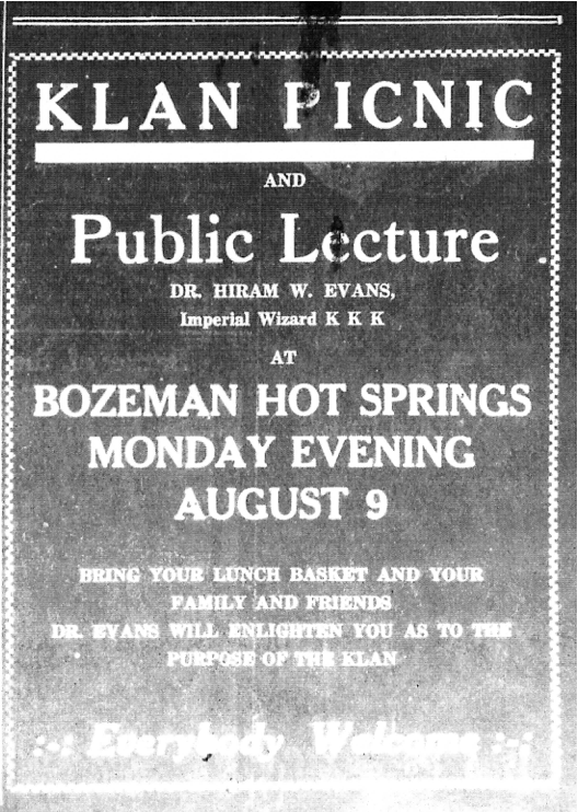 Bozeman’s hidden history with the Ku Klux Klan