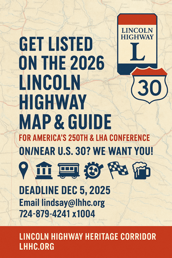 Get Featured On The 2026 Lincoln Highway Map PA Corridor 3a7f4c49 C821 4448 865f 