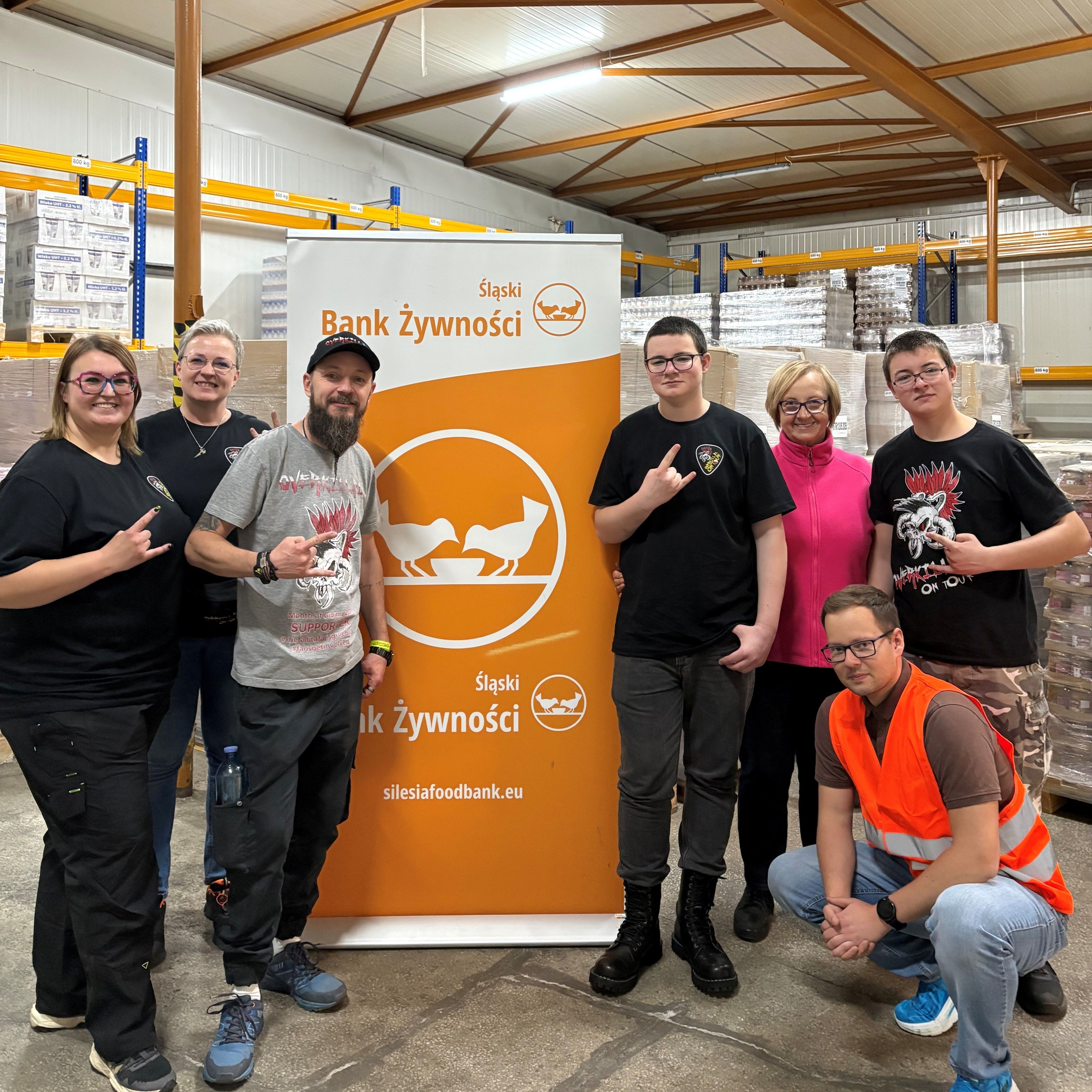 #MetallicaGivesBack to Two Local Orgs in Chorzów