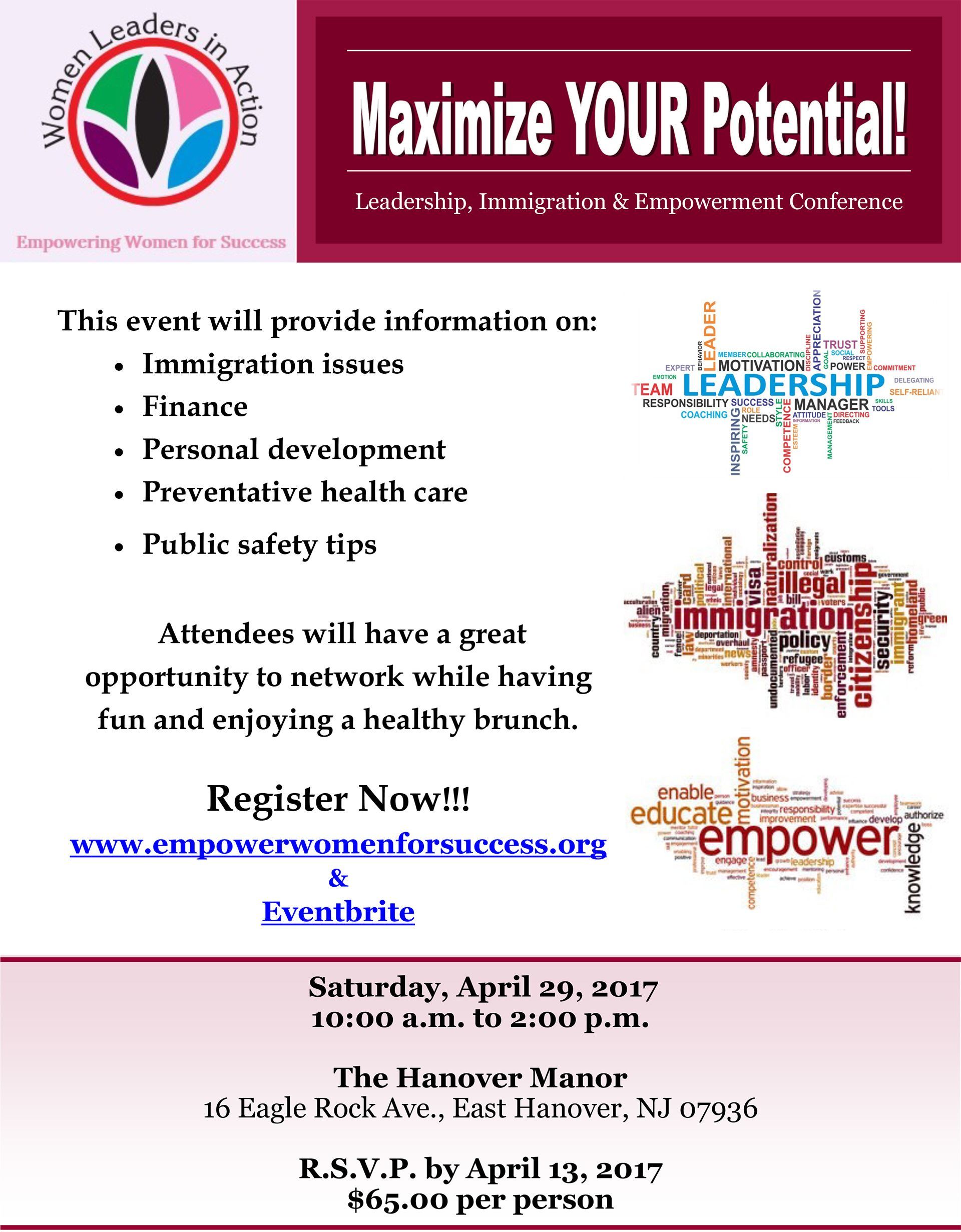 Leadership Immigration And Empowerment Conference April 2017