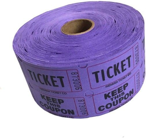 2 part theater tickets  Purple